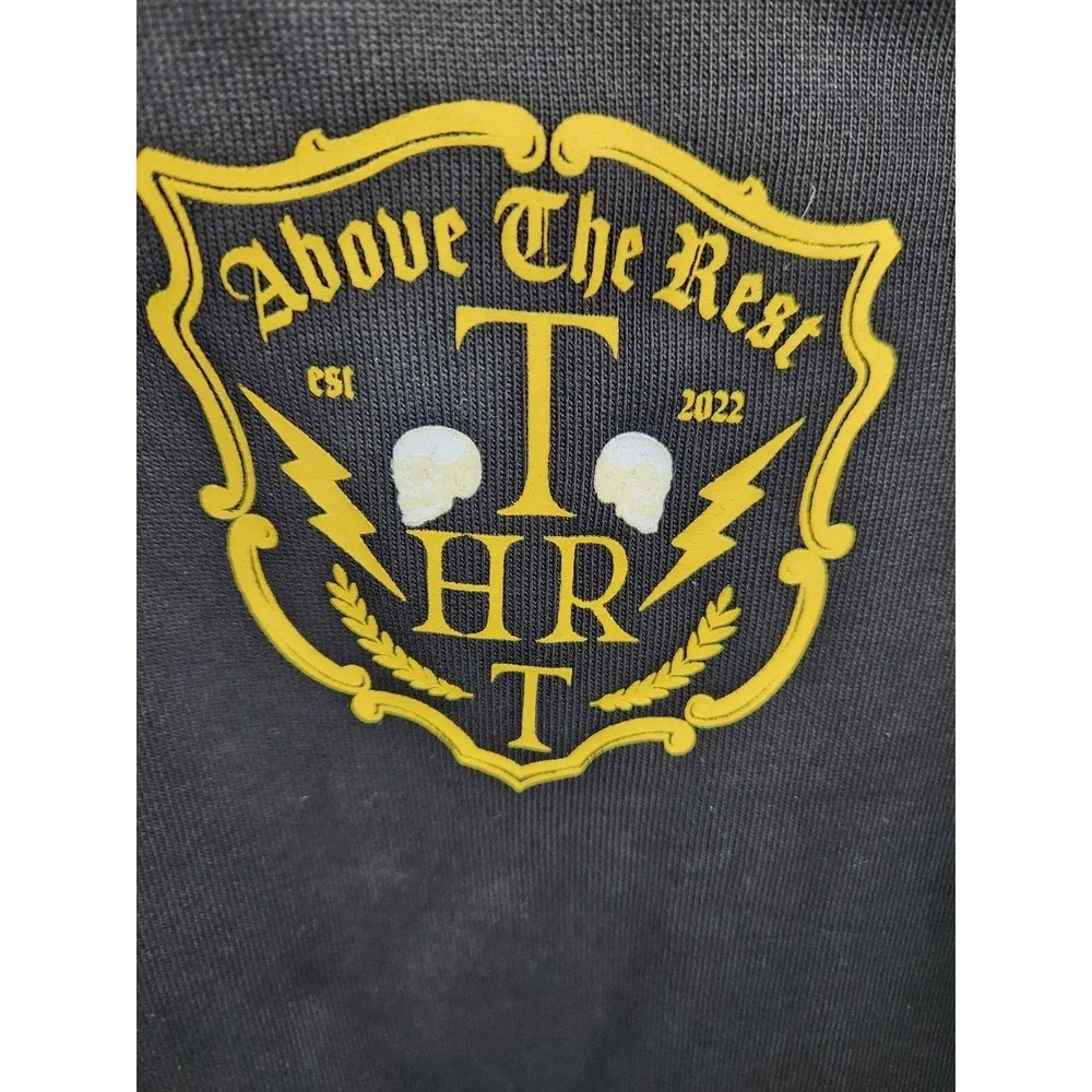 THRT‎ Above The Rest Black Pullover Hoodie 3XL Graphic Print
